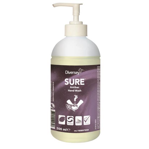 100897959 – SURE Antibac Hand Wash 6×0.5L