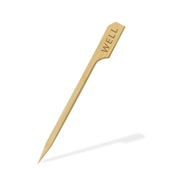 Steak-Marker aus Bambus (FSC 100%) -WELL- 9cm – 250 Stück