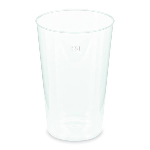 30 Stück Pfandbecher (PP) 91mm 0,5L 500ml