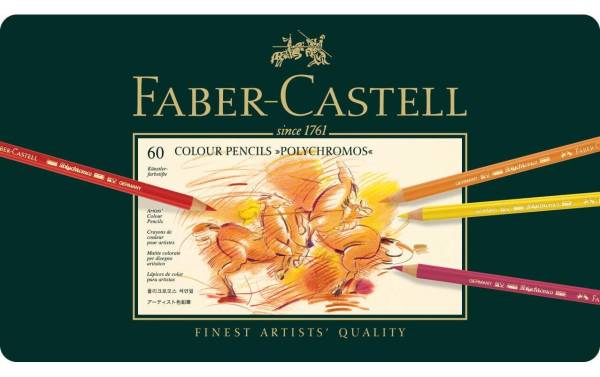 FABER-CASTELL Buntstifte POLYCHROMOS, 60er Metalletui