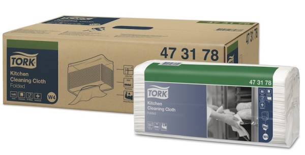 TORK 473178 Küchen-Reinigungstücher Weiß - W4