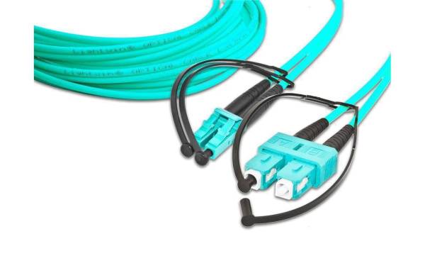 Lightwin LWL-Patchkabel LC-SC, Multimode, OM3, 3m