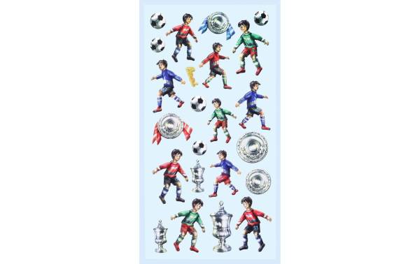 HobbyFun Motivsticker Fussball 1 Blatt