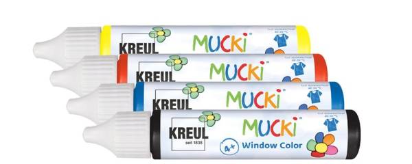 KREUL Window Color Pen 'MUCKI', 7er-Set