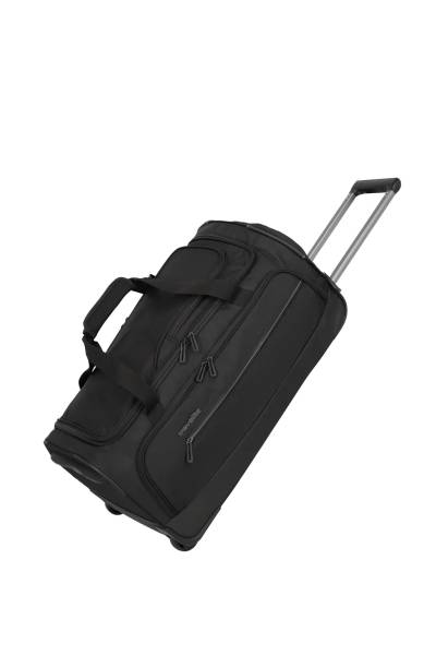 Travelite CROSSLITE Rollenreisetasche M, Schwarz