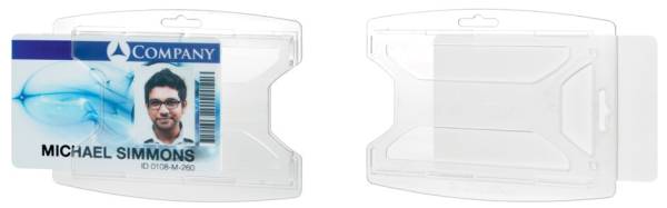 DURABLE Ausweishalter 'reXycle', für 2 Karten, transparent