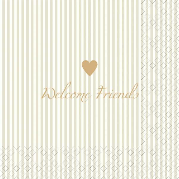 STEWO Serviette Hailey 2572540866 grau hell 33x33cm