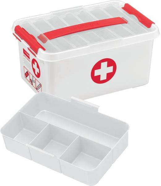 helit Aufbewahrungsbox 'the q-line' – Erste Hilfe, 22 Liter