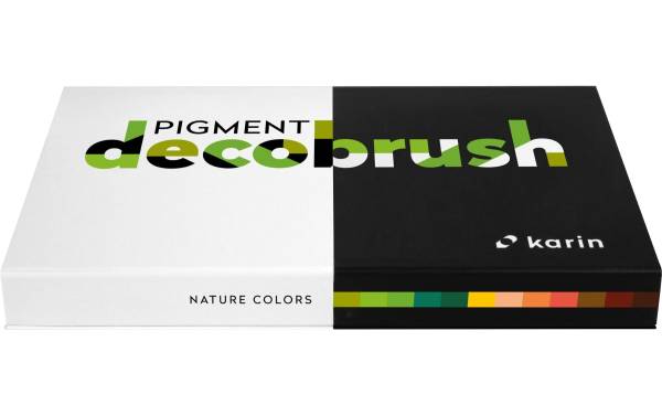Pigment Deco Brush Nature Colors Set 12 Farben KARIN 29C3