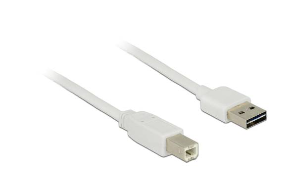 Delock USB 2.0-Kabel EASY-USB USB A – USB B 0.5 m