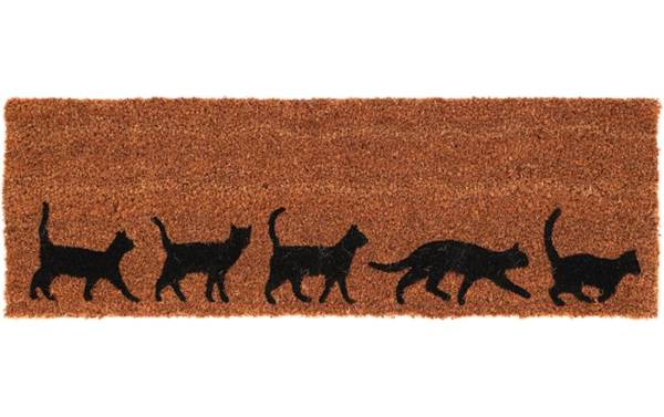 Esschert Design Fussmatte Katzen 25.4 cm x 75.7 cm