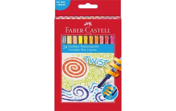 Faber-Castell Wachsmalkreide Drehbar Mehrfarbig