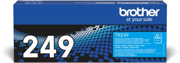 BROTHER Toner Super HY cyan TN-249C HL-L8240CDW 4000 Seiten