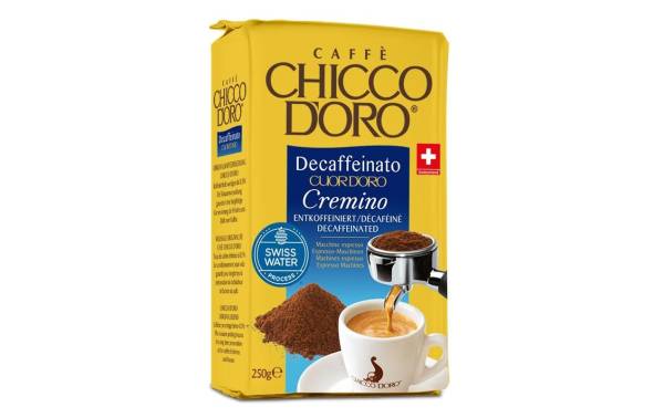 Chicco d&#039;Oro Kaffee gemahlen Cuor d&#039;Oro Cremino entkoffeiniert 250 g