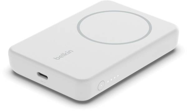Belkin Magnetic Wireless Powerbank with Stand (5`000mAh) – white