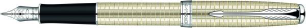 PARKER Füllfederhalter F S0912490 SONNET cisele silver