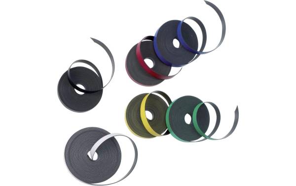 nobo Magnetband, selbstklebend, 10 mm x 10 m, schwarz