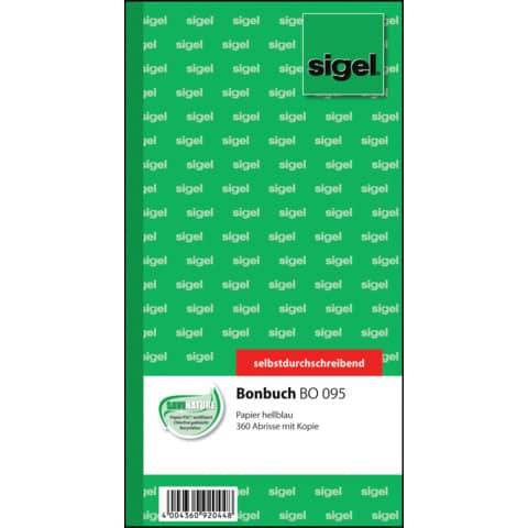 sigel Fomrularbuch "Bonbuch", 105 x 200 mm, SD, blau