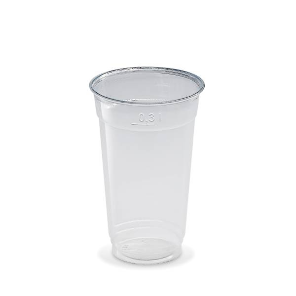 Becher (PET) glasklar 78mm 0,3L – 50 Stück