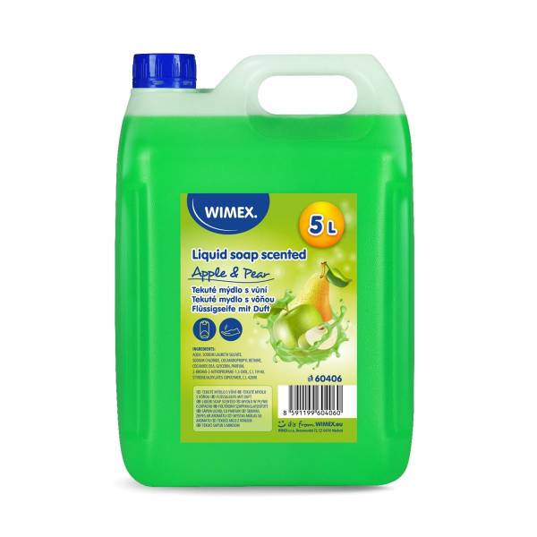 Flüssigseife mit Duft Apfel & Birne 5L für Spender – 1 Stück