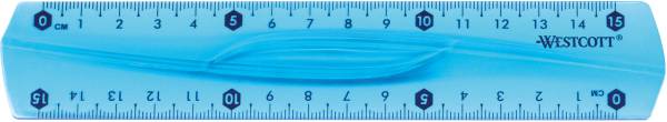 Lineal, flexibel 15cm blau/rot/grün WESTCOTT E-1022000