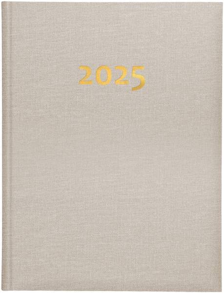 BIELLA Geschäftsagenda Orario 2025 809301100025 1W/2S beige ML 17.8×23.5cm