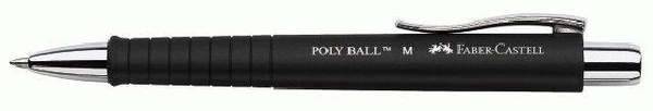 Kugelschreiber POLY BALL 0.5mm schwarz FABER-CA. 241199
