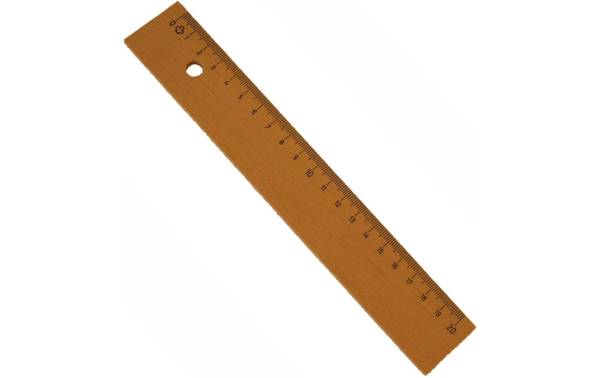 aepll consulting Lineal aus Holz, 20 cm