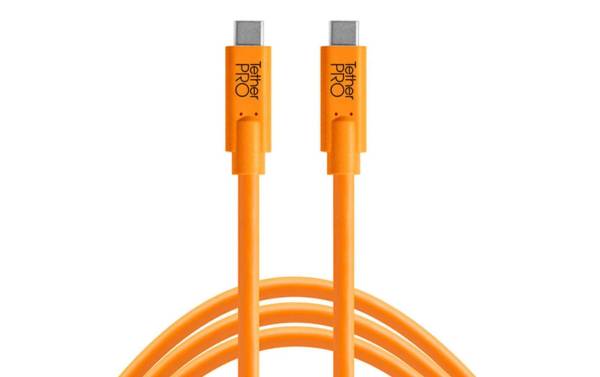 Tether Tools Kabel TetherPro USB-C / USB-C 4.6 Meter – orange