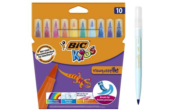Kid Visaquarelle 4,5mm 10 Farben, Etui BIC 828964