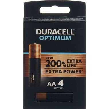 Batterie Optimum AA, LR6, 1.5V 4 Stück DURACELL 4-137486