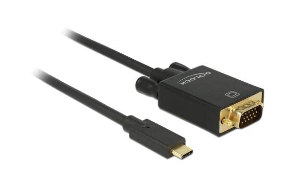 Delock Kabel USB Type-C – VGA, 1 m