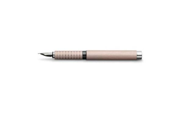 FABER-CASTELL Füllhalter Essentio Aluminium, rosé, M