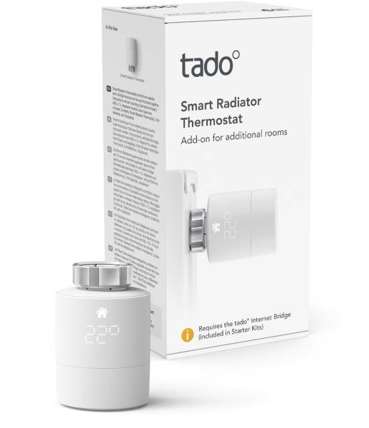 Tado Smart Radiator Thermostat - Single Pack / SRT-1