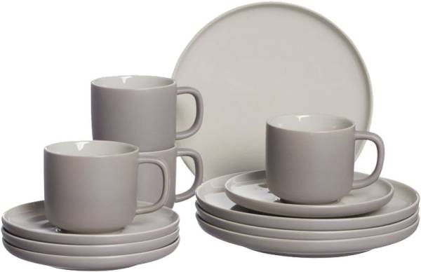 Ritzenhoff & Breker Kaffeeservice JASPER, taupe, 12-teilig