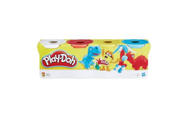 Play-Doh Knetmasse 4er-Pack Grundfarben