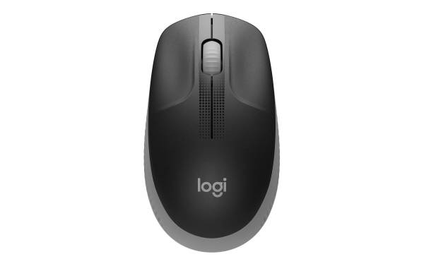 Logitech Maus M190 Grau/Schwarz, kabellos