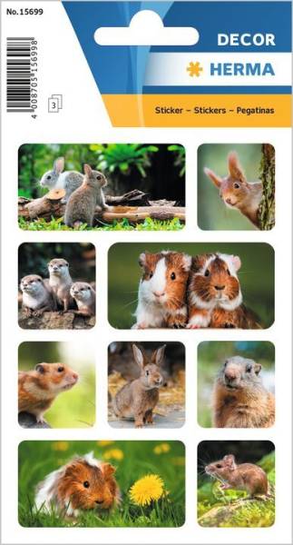 HERMA Sticker DECOR 'Nagetiere'