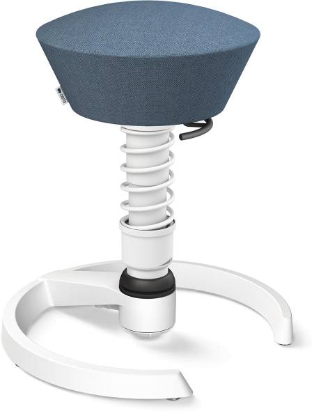 AERIS Sitzhocker Swopper 101STWHWHCP2 weiss/blau, mit Gleiter