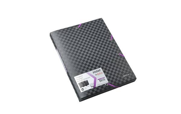 Ablagebox Vogue schwarz/violett, 30mm DUFCO 51500.031