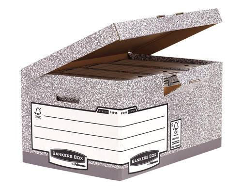 Klappdeckelbox Maxi Grau 37,8x29,3x54,5 cm FELLOWES 1181501