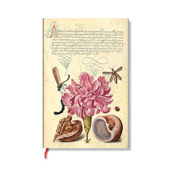 PAPERBLANKS Notizbuch Rosa Nelke Mini FB9729-7 liniert 208 Seiten