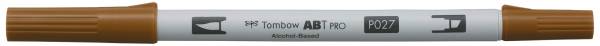 Dual Brush Pen ABTPRO dark ochre TOMBOW ABTP-027