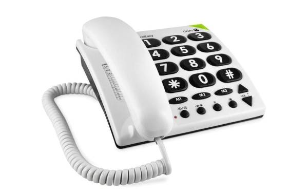 Doro Tischtelefon PhoneEasy 311c Weiss