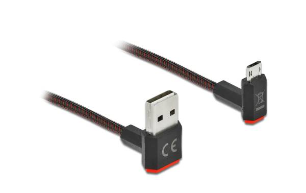 Delock USB 2.0-Kabel EASY-USB USB A – Micro-USB B 1 m