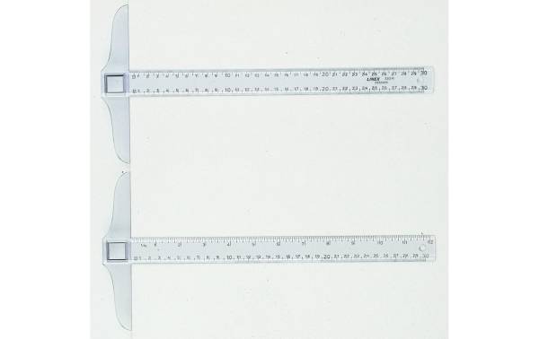 Linex Lineal-Set Zeichenschiene 30 cm, transparent