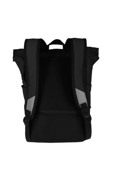 Travelite BASICS Roll-Up Rucksack Plane, Schwarz