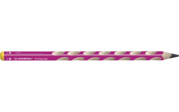 STABILO Bleistift EASYgraph Pink, für Linkshänder