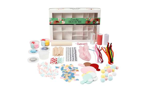 Creativ Company Bastelset Kreativbox Candy 16-teilig