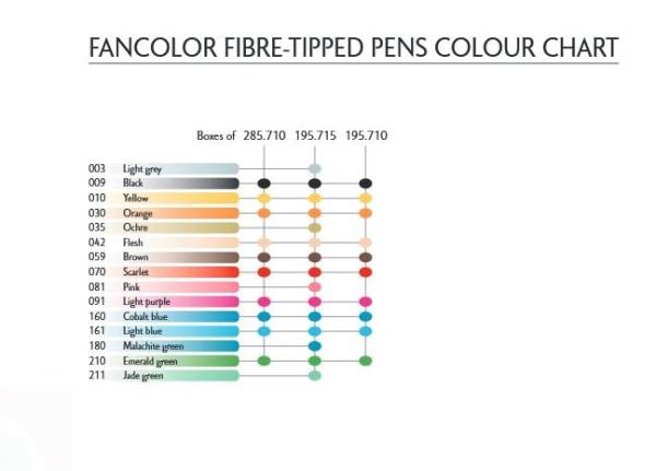 Fasermalstift Fancolor Maxi rosa CARAN D&#039;ACHE 195.081